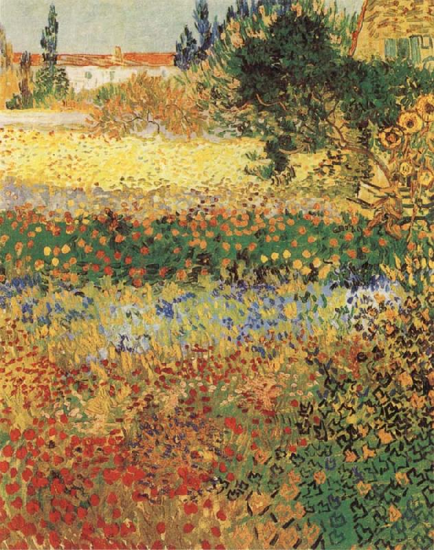 Vincent Van Gogh Garden in Bloom Sweden oil painting art
